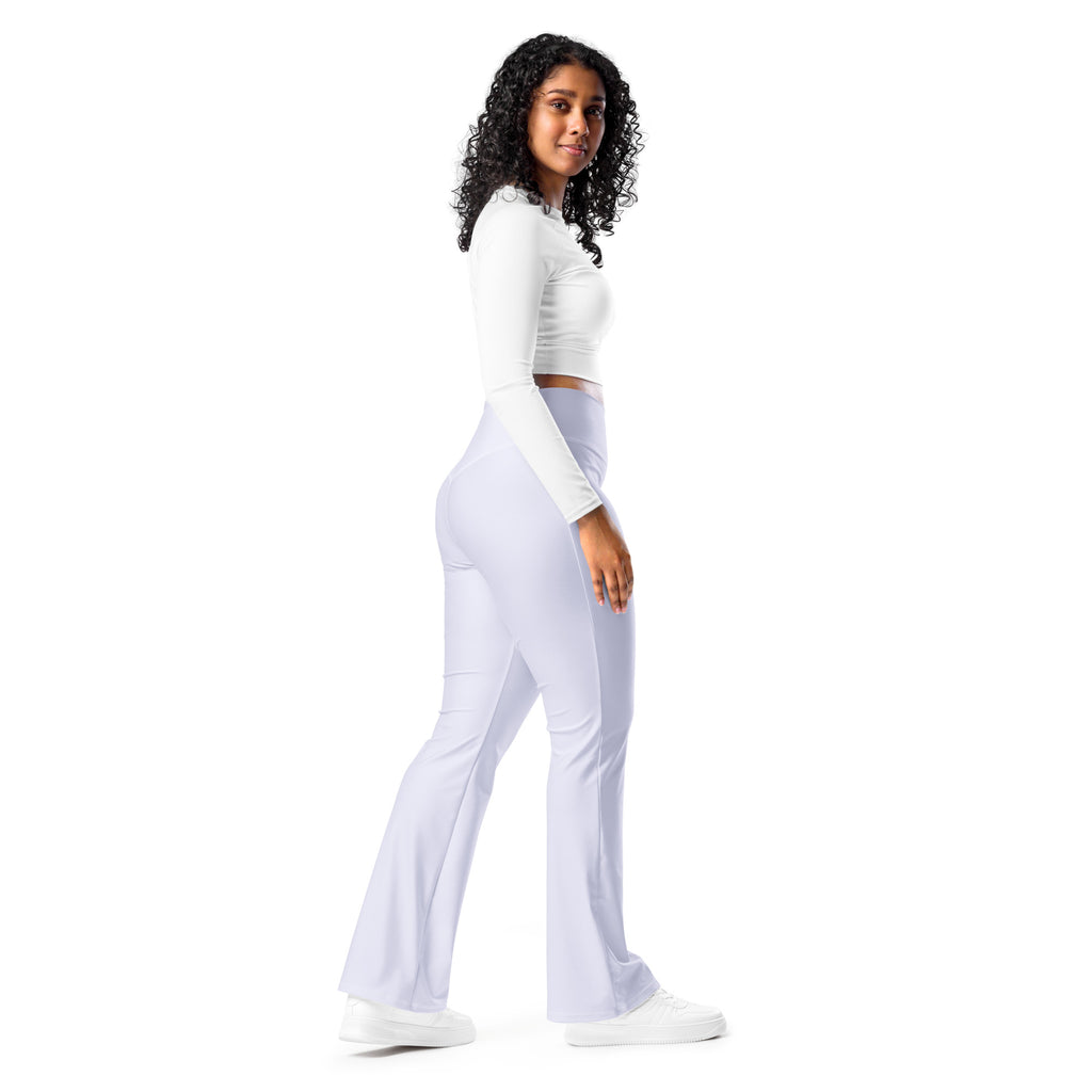 SUCCESS WIRE Flare Leggings for Women - Lavender