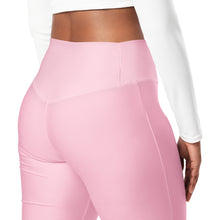 Load image into Gallery viewer, SUCCESS WIRE Flare Leggings for Women - Bubblegum
