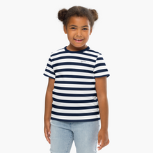 Load image into Gallery viewer, SUCCESS WIRE Unisex Striped Crew Neck T-Shirt for Little Kids (2T-7)
