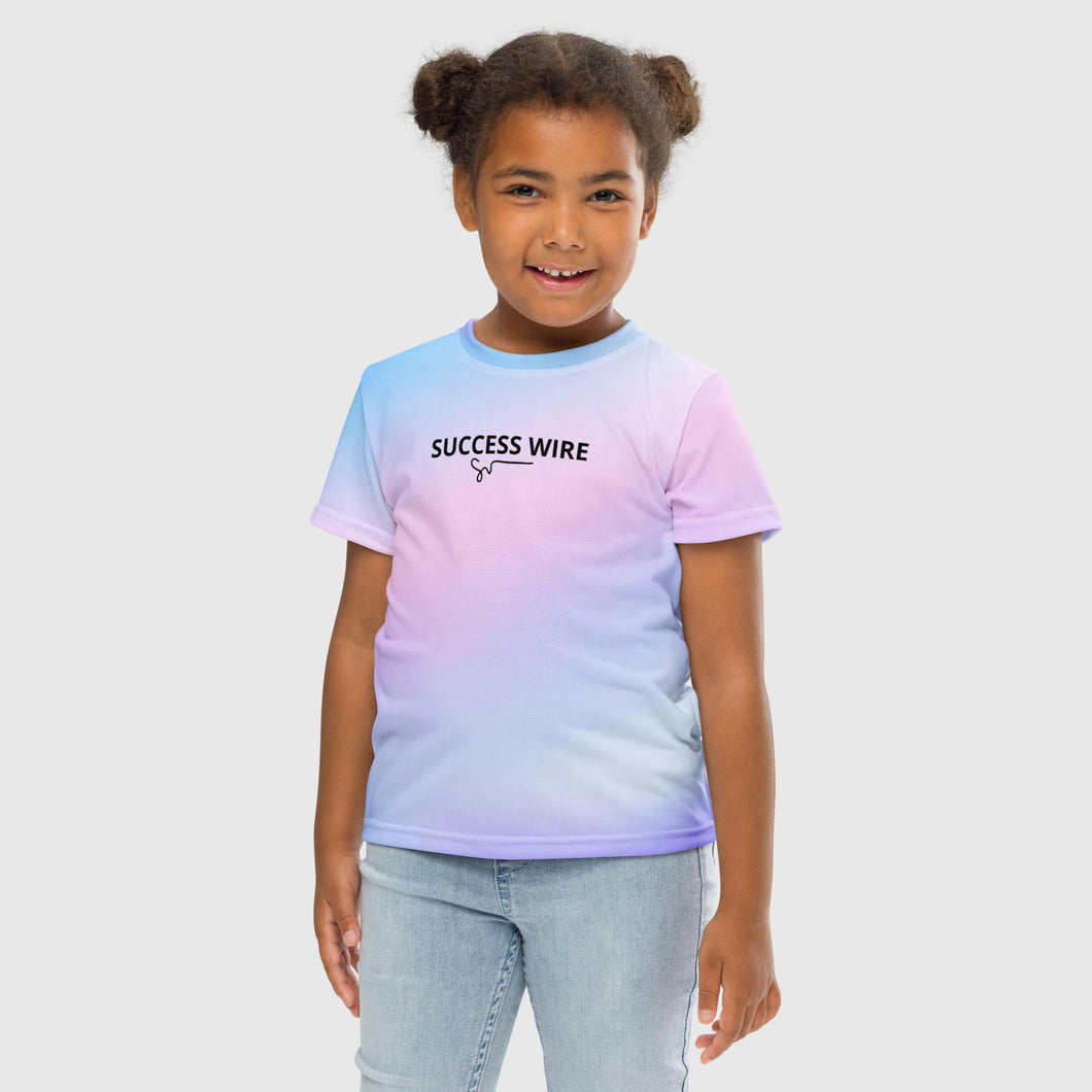 SUCCESS WIRE Dreamy Crew Neck T-Shirt for Little Girls (2T-7)