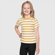 Load image into Gallery viewer, SUCCESS WIRE Unisex Striped Crew Neck T-Shirt for Little Kids (2T-7)
