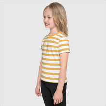 Load image into Gallery viewer, SUCCESS WIRE Unisex Striped Crew Neck T-Shirt for Little Kids (2T-7)
