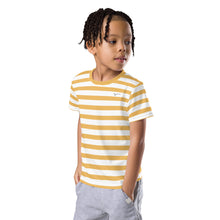 Load image into Gallery viewer, SUCCESS WIRE Unisex Striped Crew Neck T-Shirt for Little Kids (2T-7)
