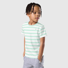 Load image into Gallery viewer, SUCCESS WIRE Unisex Striped Crew Neck T-shirt for Little Kids (2T-7)
