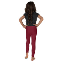 Load image into Gallery viewer, SUCCESS WIRE Classic Leggings for Little Girls (2T-7) - Burgundy
