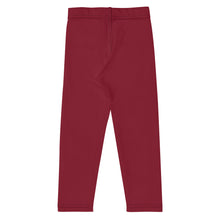 Load image into Gallery viewer, SUCCESS WIRE Classic Leggings for Little Girls (2T-7) - Burgundy
