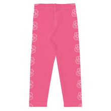 Load image into Gallery viewer, SUCCESS WIRE Blooming Petals Leggings for Little Girls (2T-7) - Brink Pink
