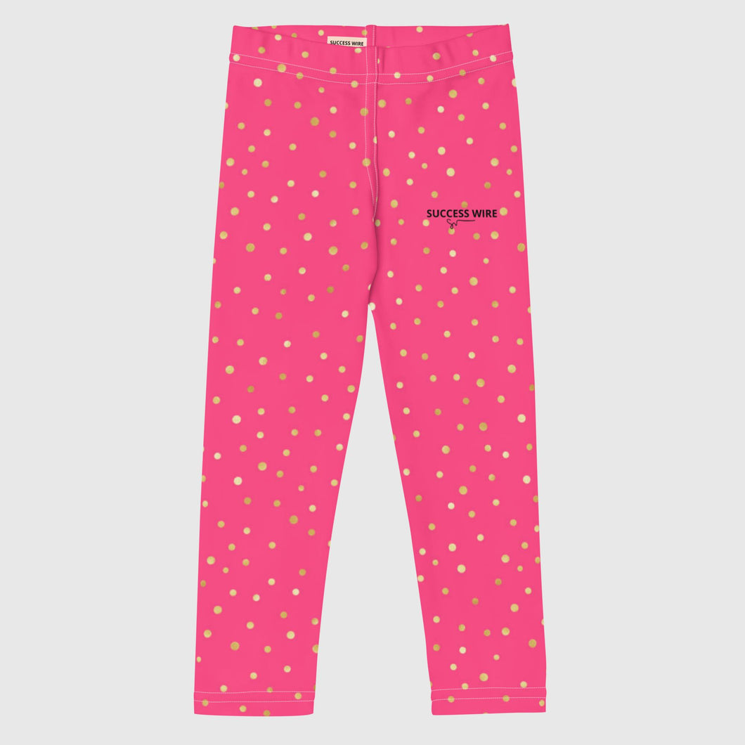 SUCCESS WIRE Confetti Pop Pink Leggings for Little Girls (2T-7)