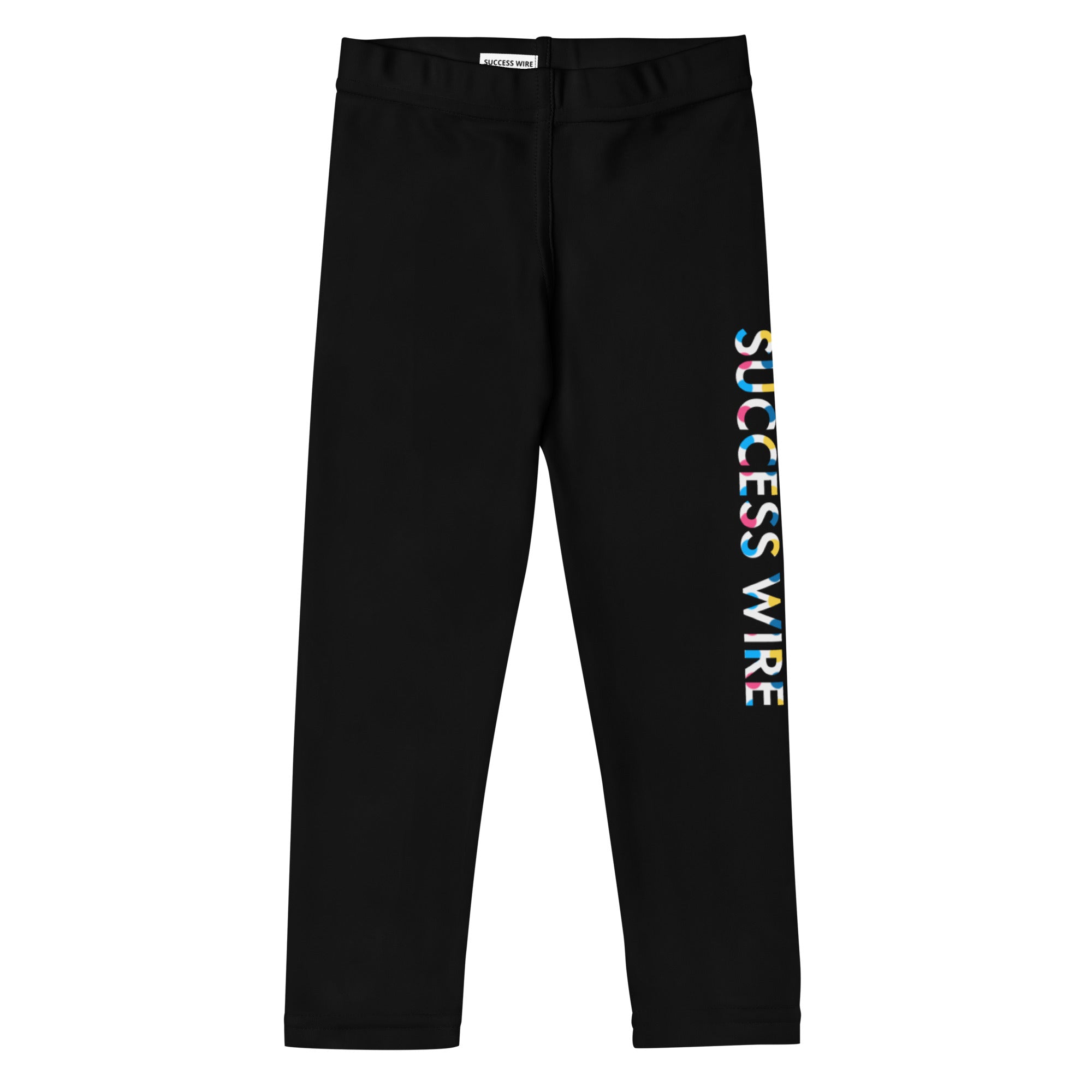 SUCCESS WIRE Playful Dots Logo Leggings for Little Girls (2T-7) - Black