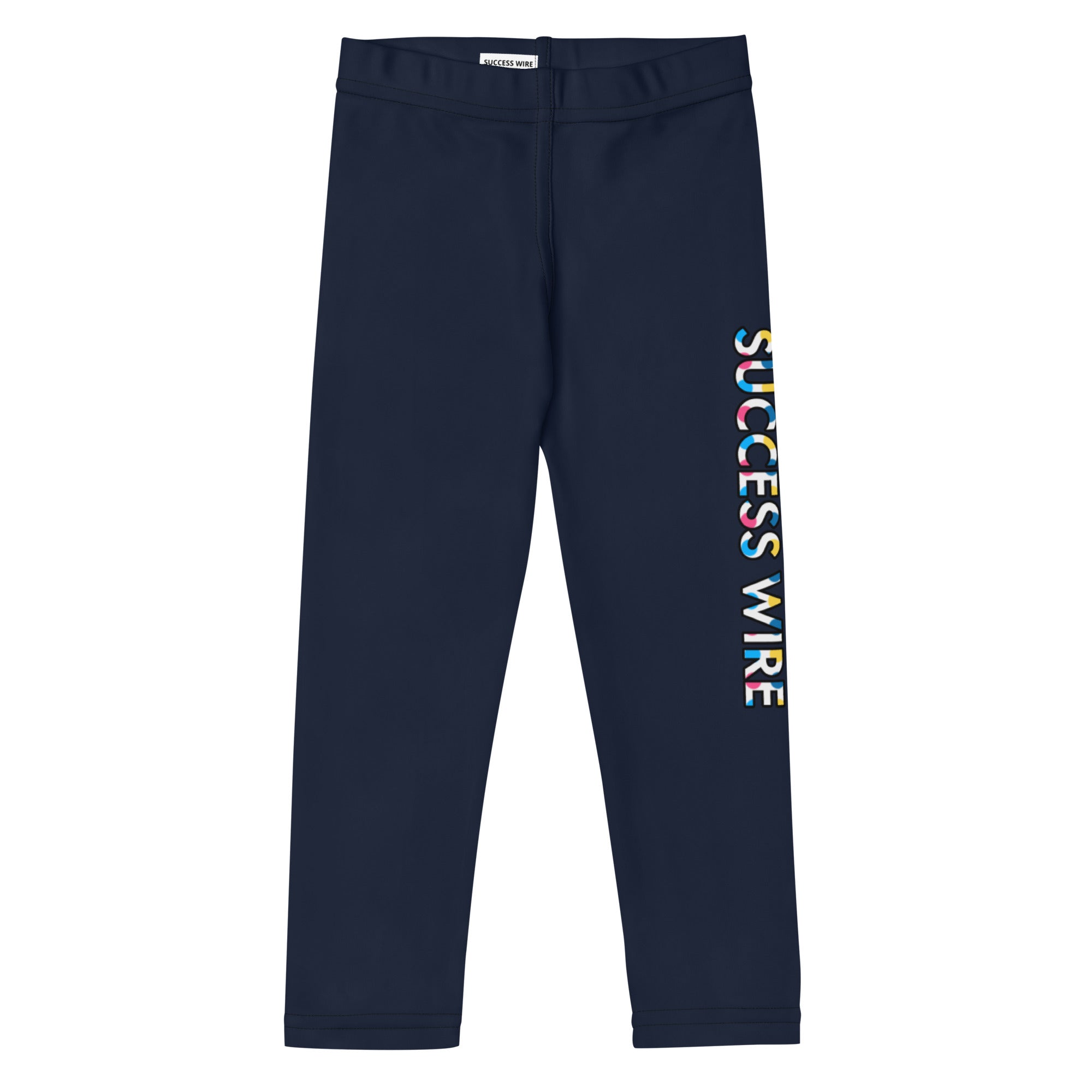 SUCCESS WIRE Playful Dots Logo Leggings for Little Girls (2T-7) - Navy