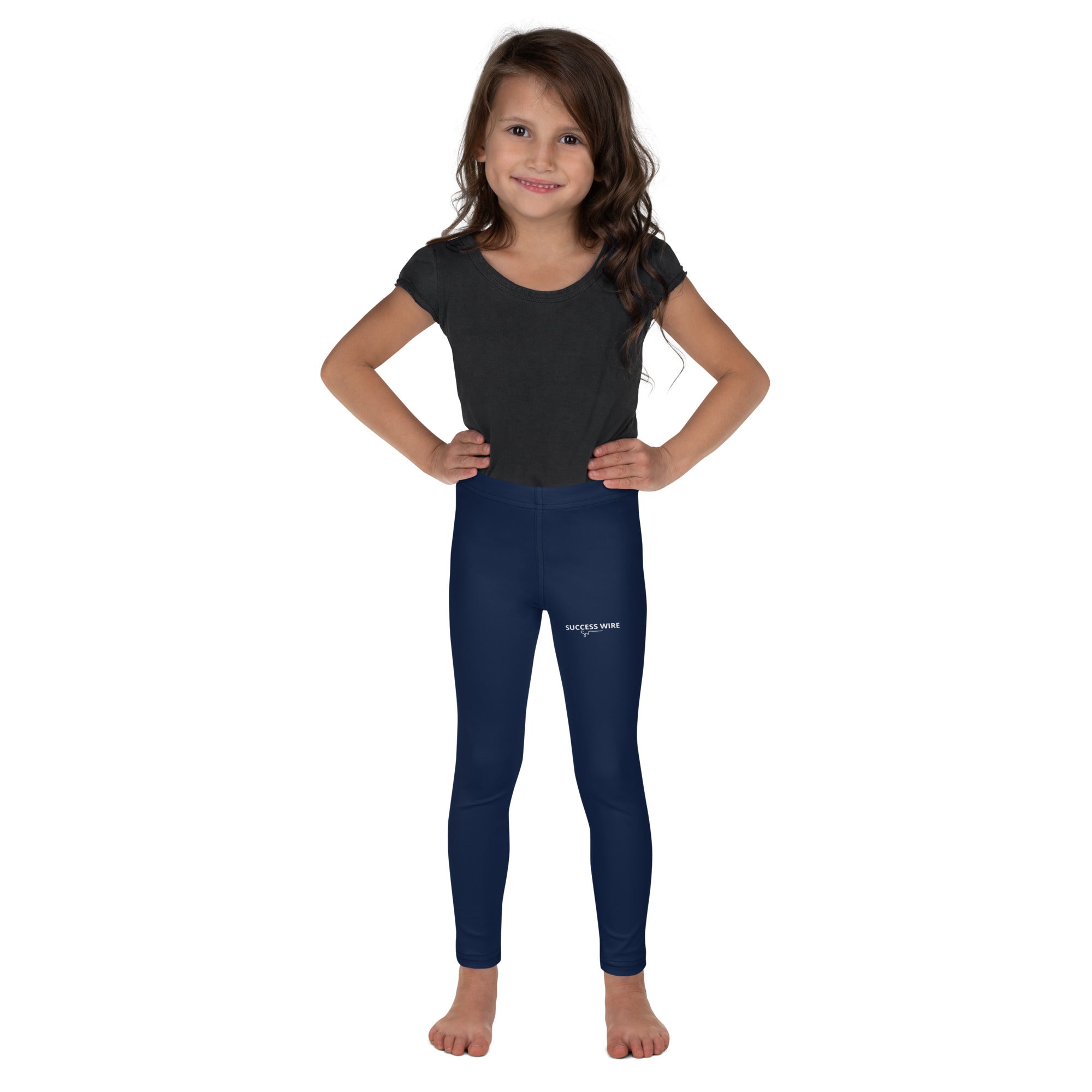 SUCCESS WIRE Classic Leggings for Little Girls (2T-7) - Navy
