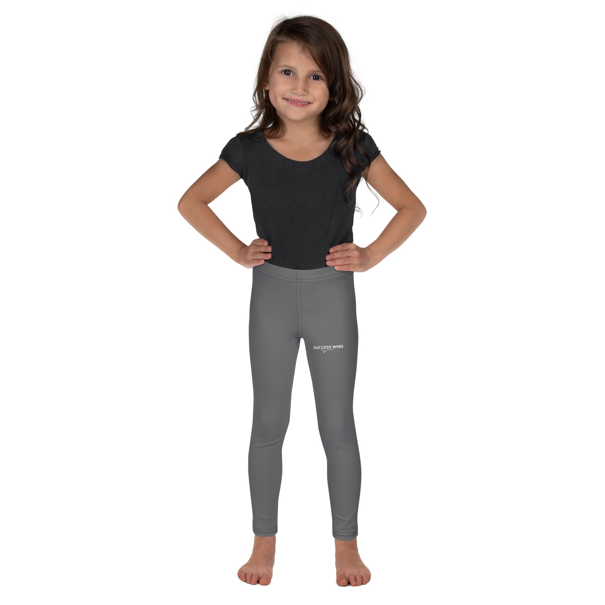 SUCCESS WIRE Classic Leggings for Little Girls (2T-7) - Grey