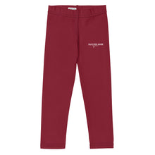 Load image into Gallery viewer, SUCCESS WIRE Classic Leggings for Little Girls (2T-7) - Burgundy
