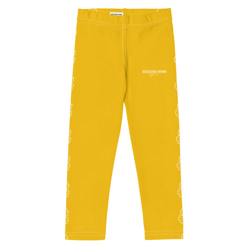 SUCCESS WIRE Blooming Petals Leggings for Little Girls (2T-7) - Goldenrod