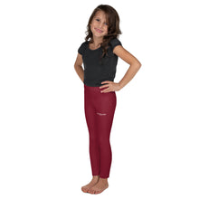 Load image into Gallery viewer, SUCCESS WIRE Classic Leggings for Little Girls (2T-7) - Burgundy
