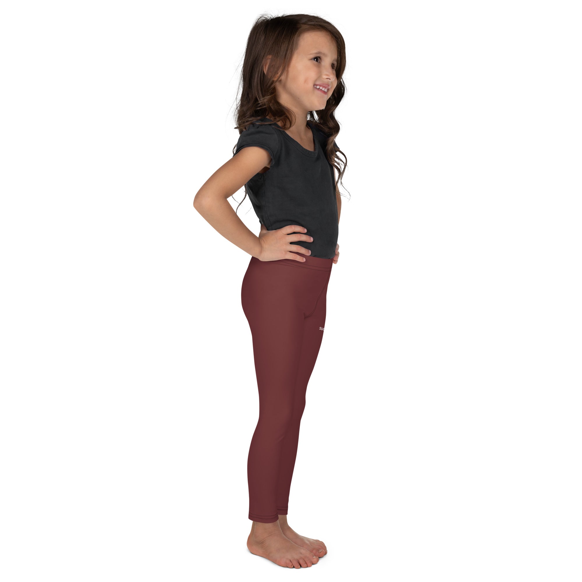 SUCCESS WIRE Classic Leggings for Little Girls (2T-7) - Auburn