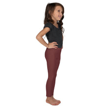 Load image into Gallery viewer, SUCCESS WIRE Classic Leggings for Little Girls (2T-7) - Auburn
