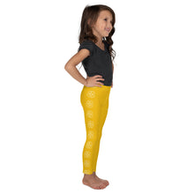 Load image into Gallery viewer, SUCCESS WIRE Blooming Petals Leggings for Little Girls (2T-7) - Goldenrod
