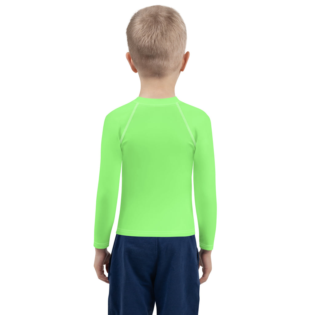 SUCCESS WIRE Unisex Lime Breeze Rash Guard for Little Kids (2T-7)