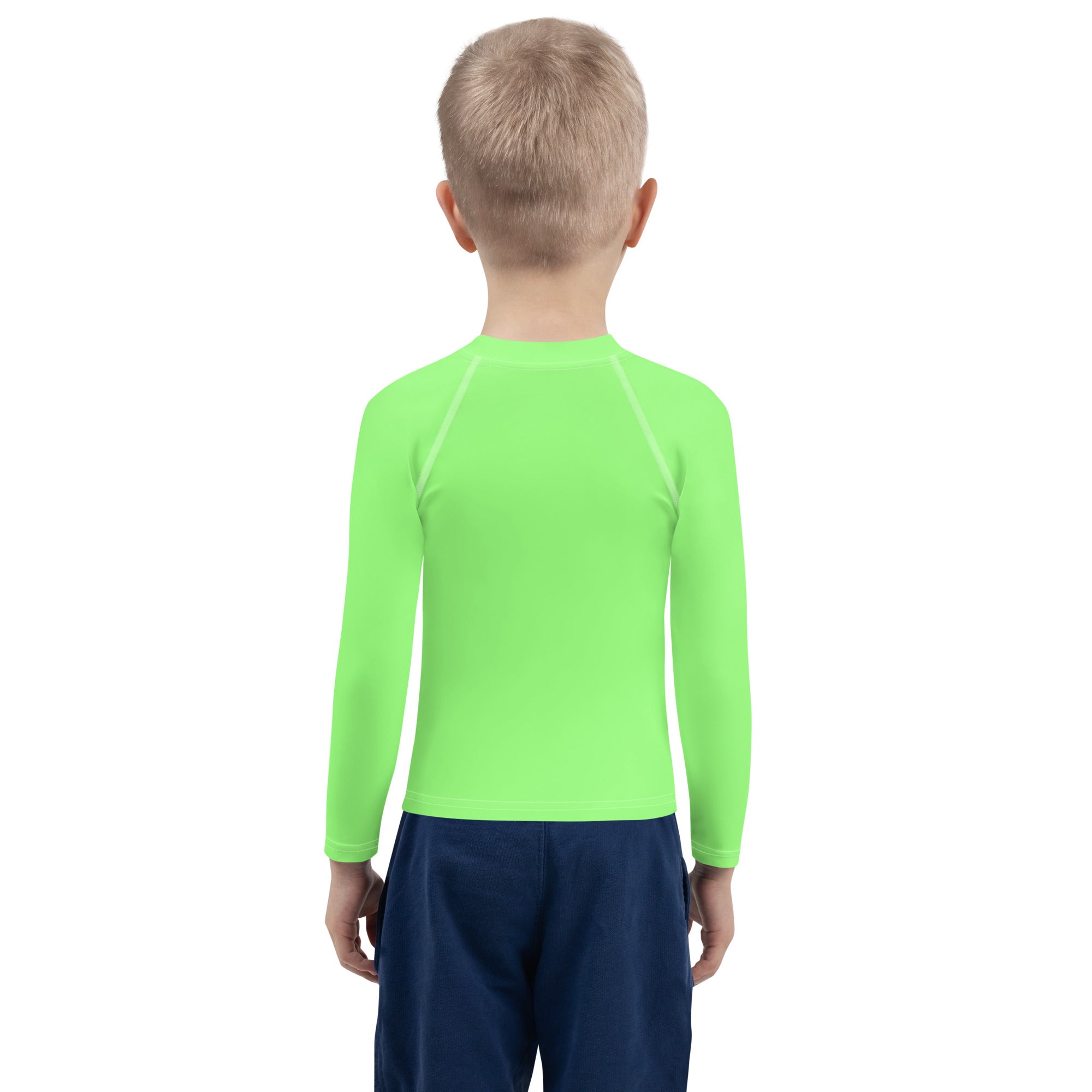 SUCCESS WIRE Unisex Lime Breeze Rash Guard for Little Kids (2T-7)