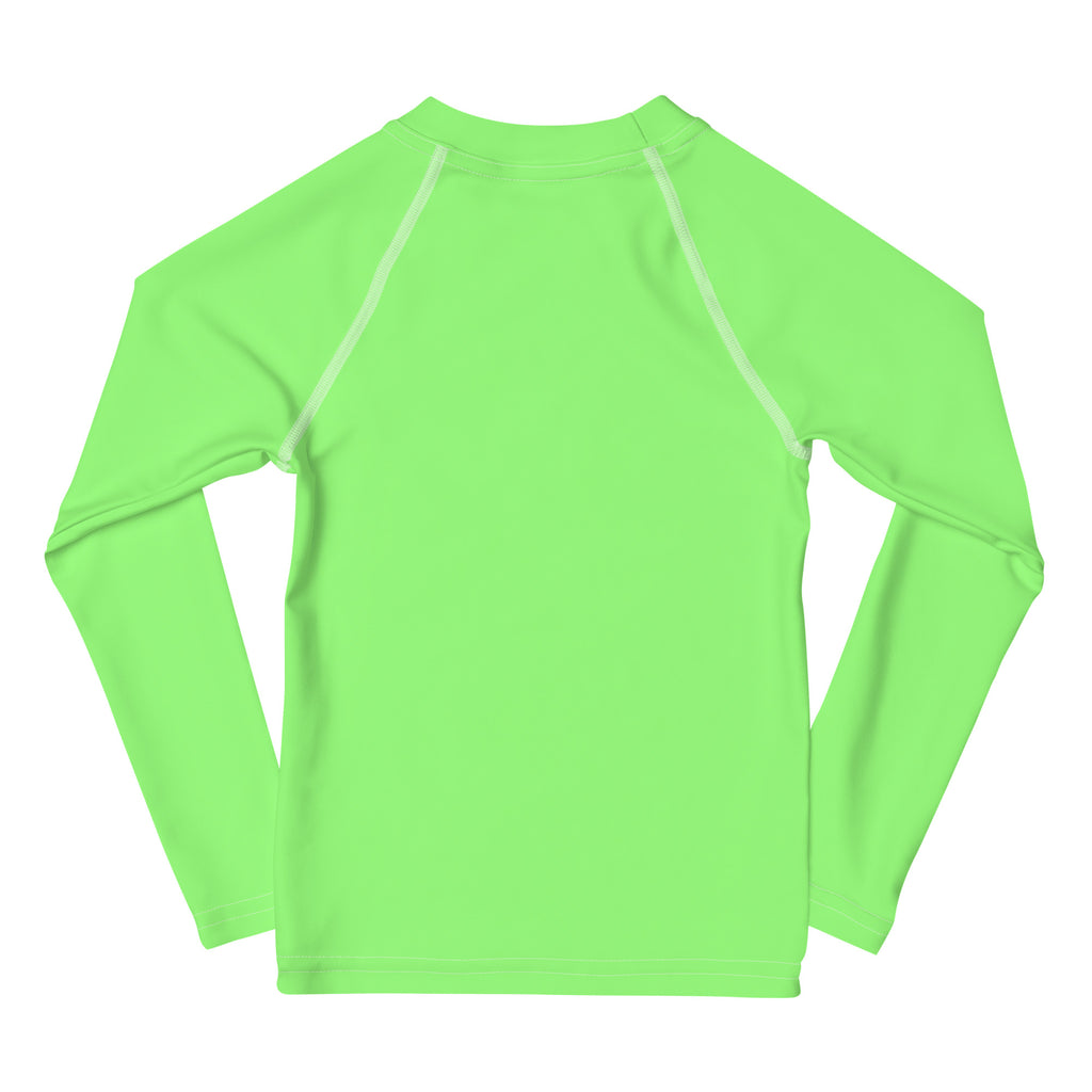 SUCCESS WIRE Unisex Lime Breeze Rash Guard for Little Kids (2T-7)