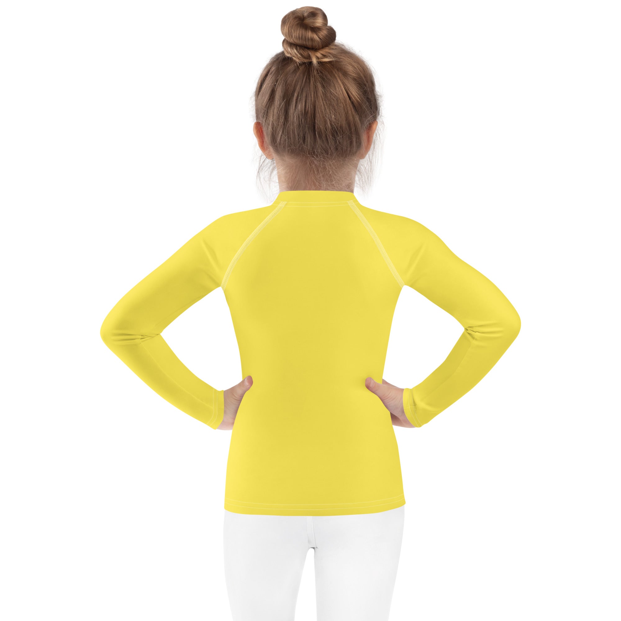 SUCCESS WIRE Paris Daisy Yellow Rash Guard for Little Girls (2T-7)