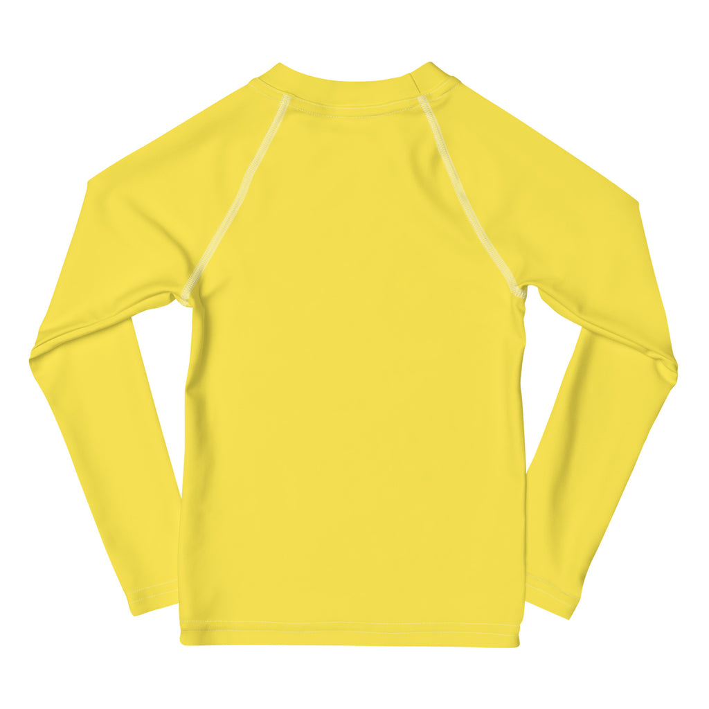 SUCCESS WIRE Paris Daisy Yellow Rash Guard for Little Girls (2T-7)
