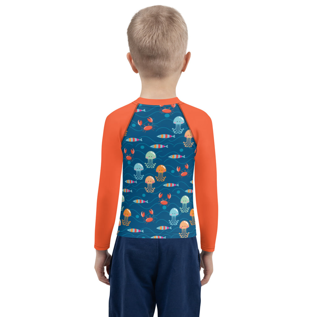 SUCCESS WIRE Ocean Adventure Rash Guard for Little Boys (2T-7)