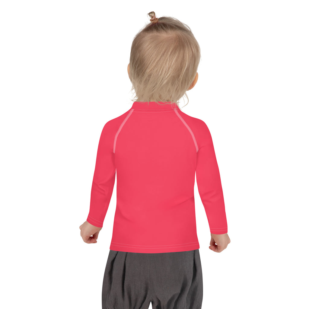 SUCCESS WIRE Radical Red Rash Guard for Little Girls (2T-7)