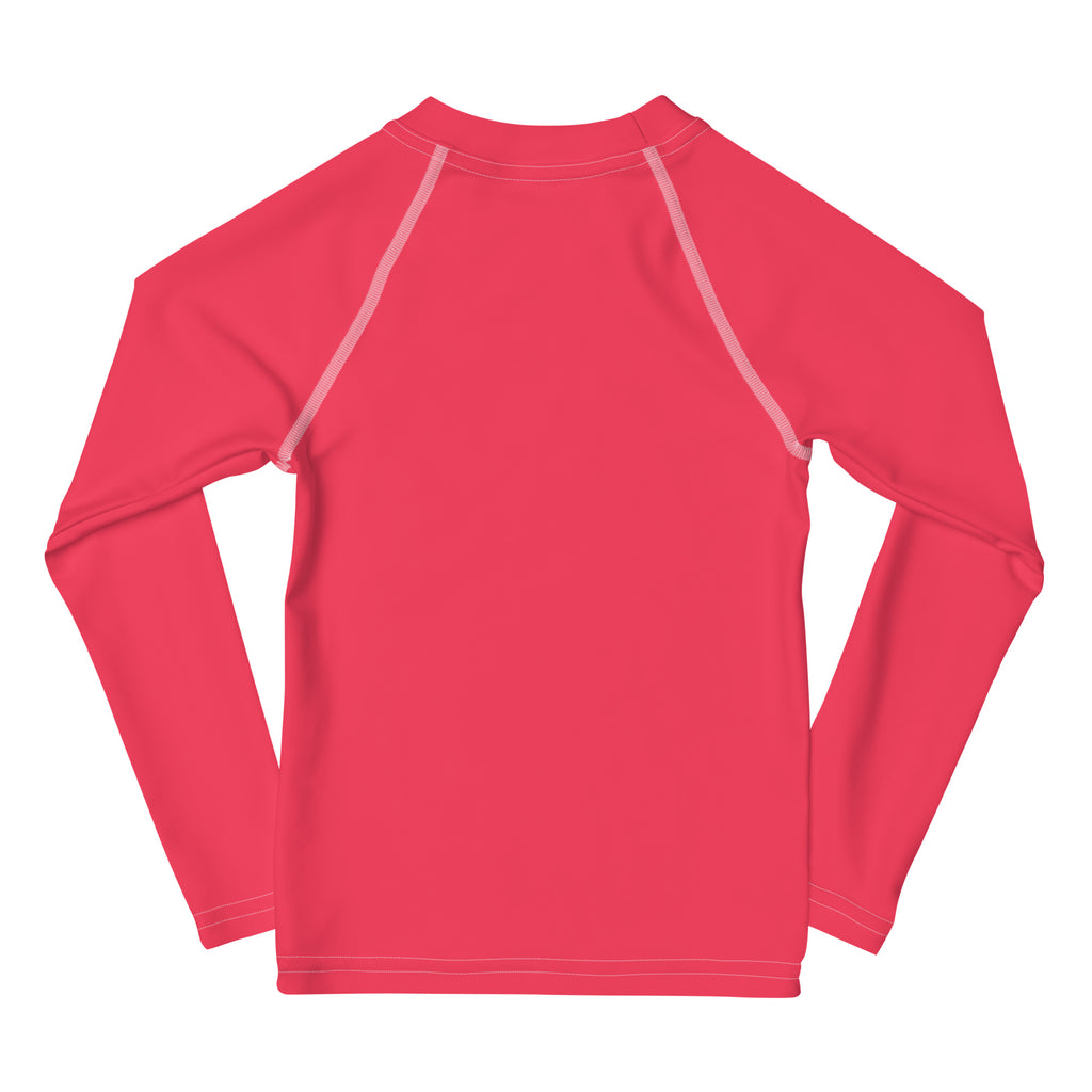 SUCCESS WIRE Radical Red Rash Guard for Little Girls (2T-7)