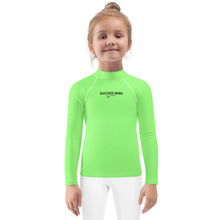 Load image into Gallery viewer, SUCCESS WIRE Unisex Lime Breeze Rash Guard for Little Kids (2T-7)
