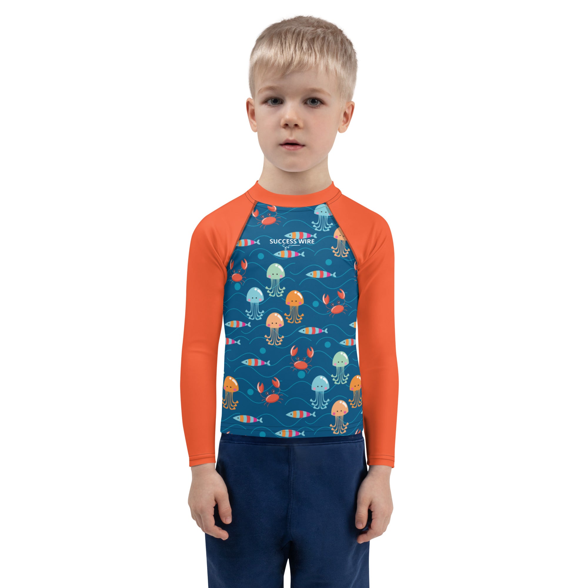 SUCCESS WIRE Ocean Adventure Rash Guard for Little Boys (2T-7)