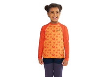 Load image into Gallery viewer, SUCCESS WIRE Power Flower Orange Rose Rash Guard for Little Girls (2T-7)
