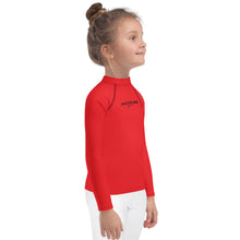 Load image into Gallery viewer, SUCCESS WIRE Unisex Alizarin Red Rash Guard for Little Kids (2T-7)
