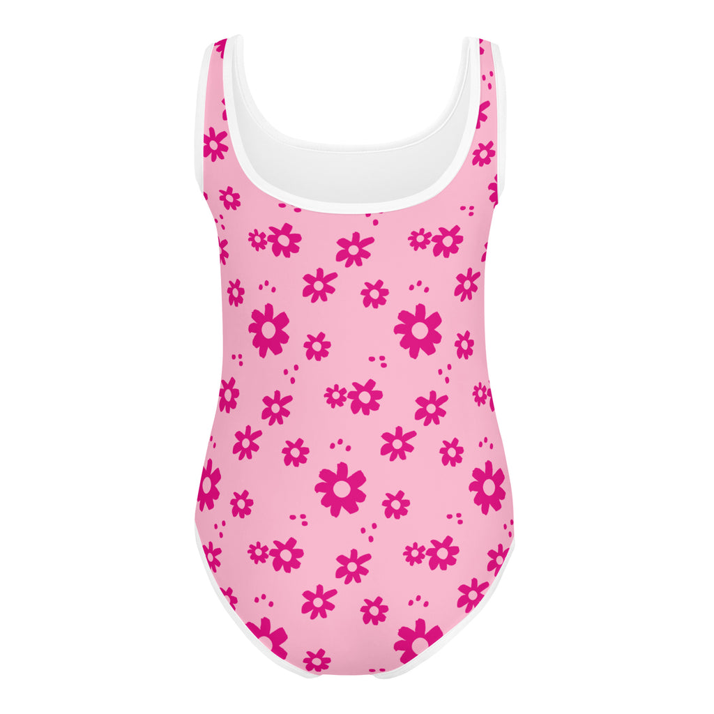 SUCCESS WIRE Power Flower Pink Swimsuit for Little Girls (2T-7)