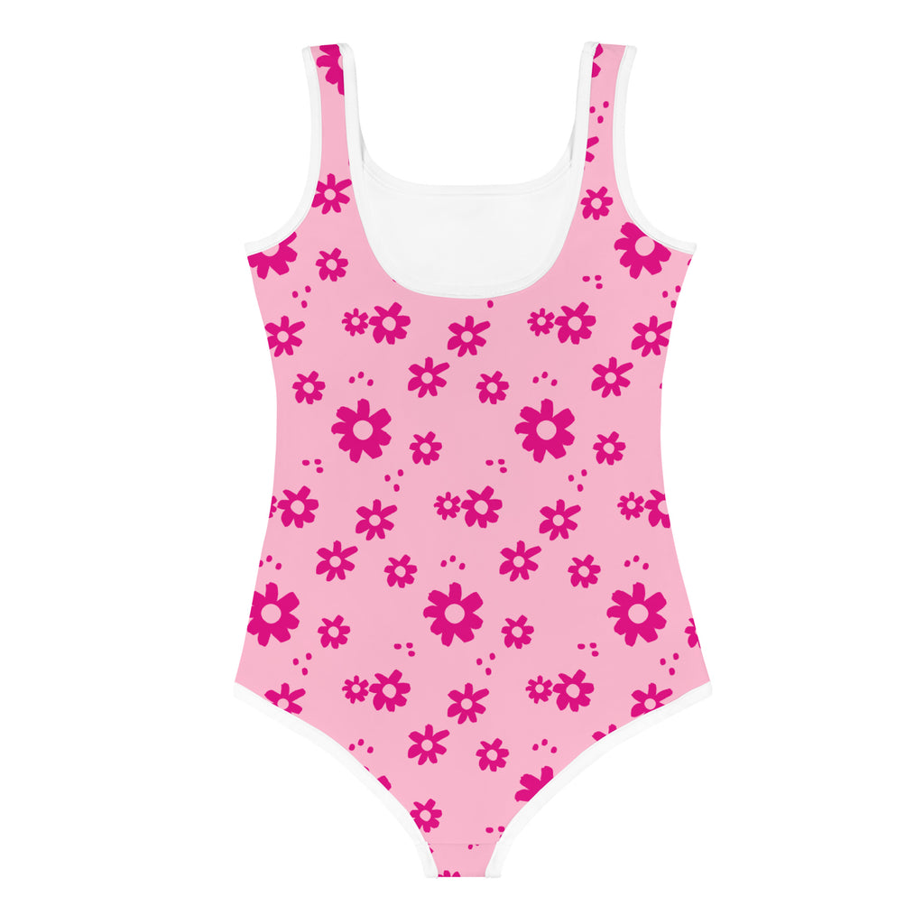 SUCCESS WIRE Power Flower Pink Swimsuit for Little Girls (2T-7)