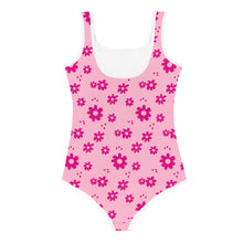 Load image into Gallery viewer, SUCCESS WIRE Power Flower Pink Swimsuit for Little Girls (2T-7)
