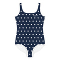 SUCCESS WIRE Navy Polka Dot Swimsuit for Little Girls (2T-7)