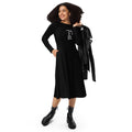 SUCCESS WIRE Inspirational FAITH Long Sleeve Midi Dress
