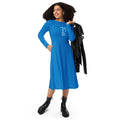 SUCCESS WIRE Inspirational FAITH Long Sleeve Midi Dress