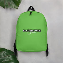 Load image into Gallery viewer, SUCCESS WIRE GOAL GETTER GREEN Minimalist Backpack
