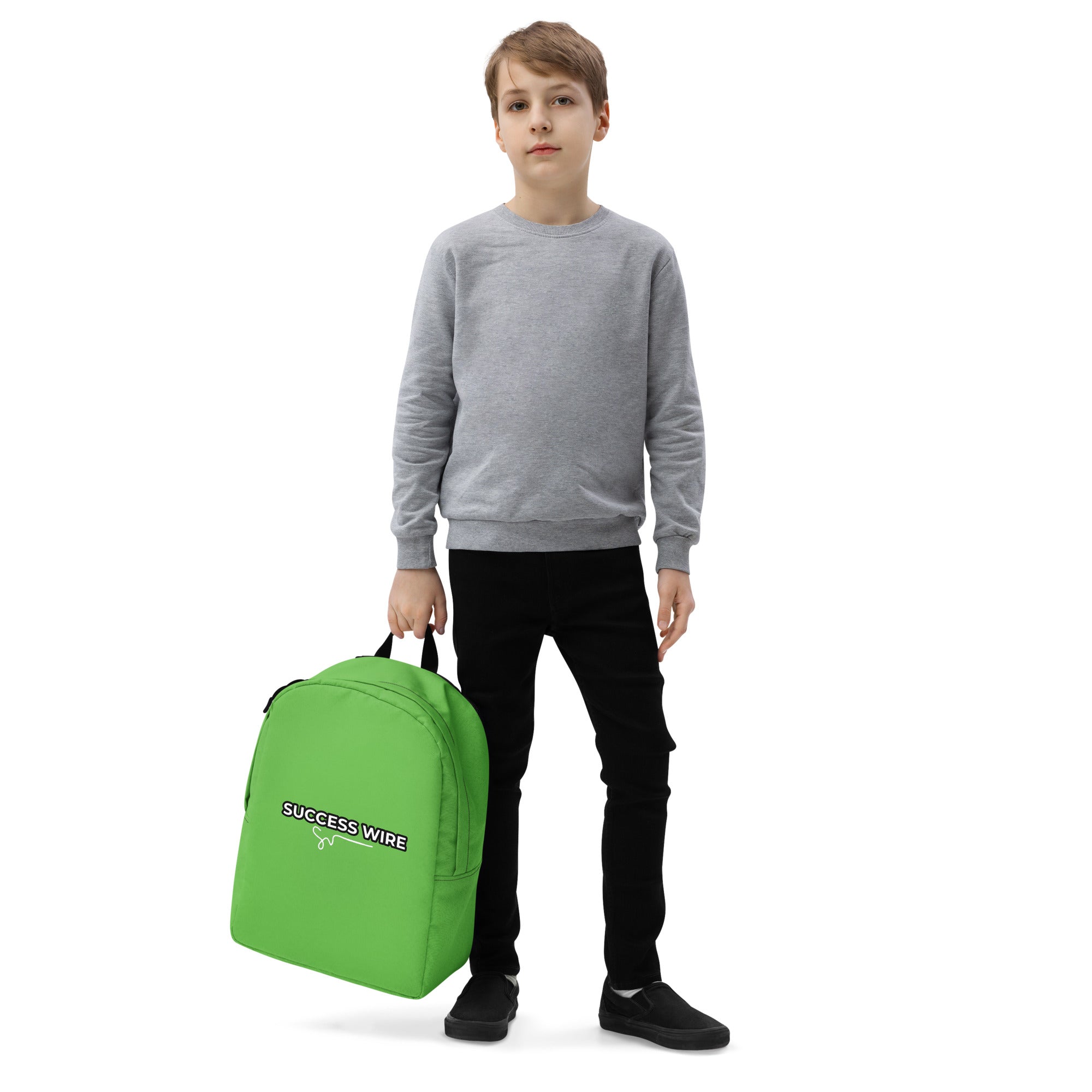 SUCCESS WIRE GOAL GETTER GREEN Minimalist Backpack