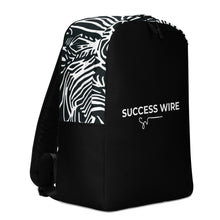 Load image into Gallery viewer, SUCCESS WIRE Zebra Print Minimalist Backpack
