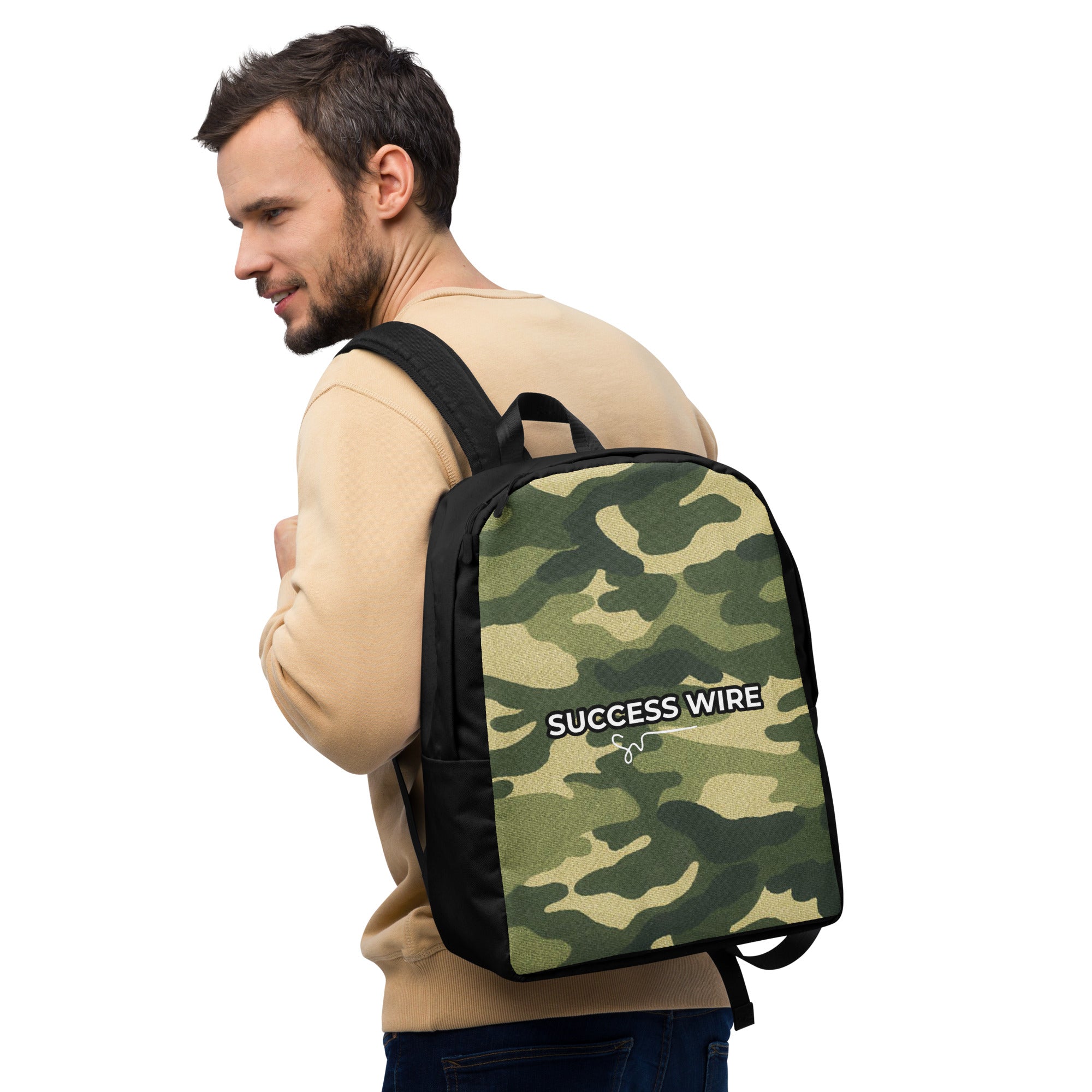 SUCCESS WIRE CAMO ENERGIZED Minimalist Backpack