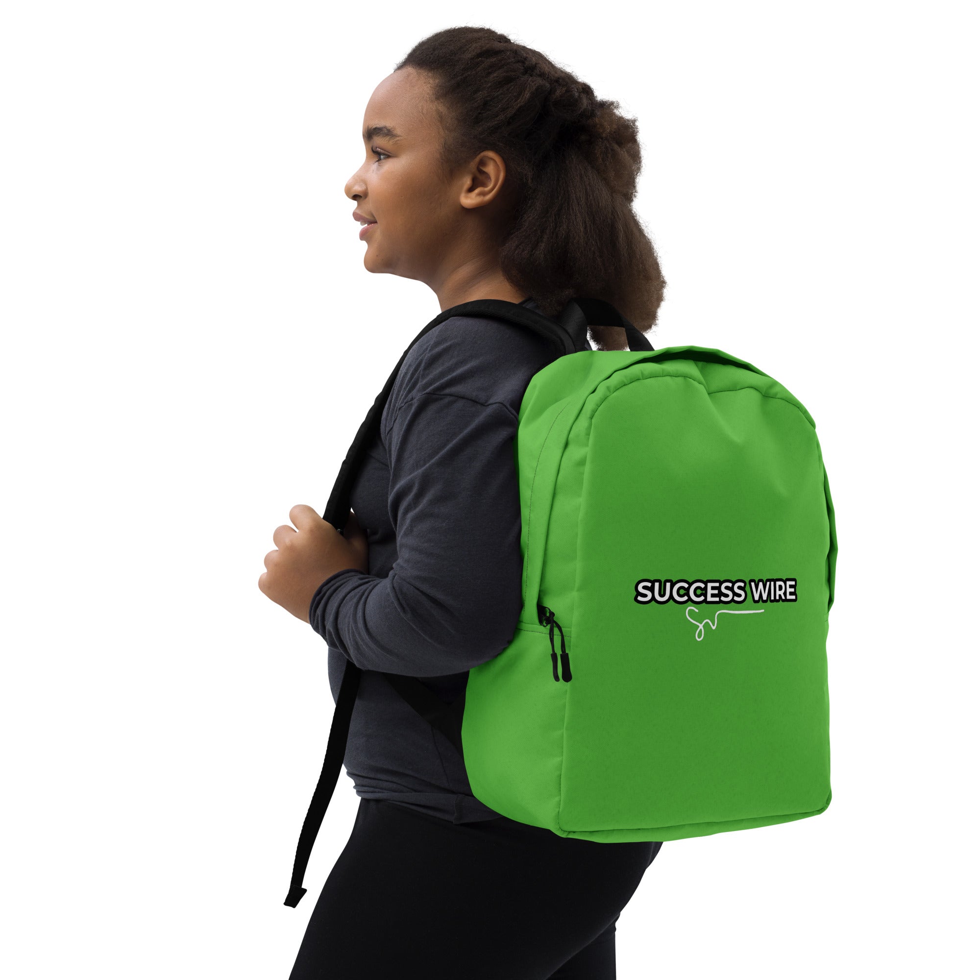 SUCCESS WIRE GOAL GETTER GREEN Minimalist Backpack
