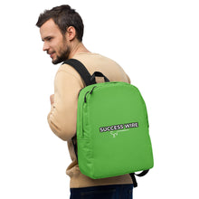 Load image into Gallery viewer, SUCCESS WIRE GOAL GETTER GREEN Minimalist Backpack
