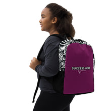 Load image into Gallery viewer, SUCCESS WIRE Purple Passion Minimalist Backpack
