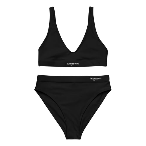 SUCCESS WIRE Black High-Waisted Bikini Swimwear for Women