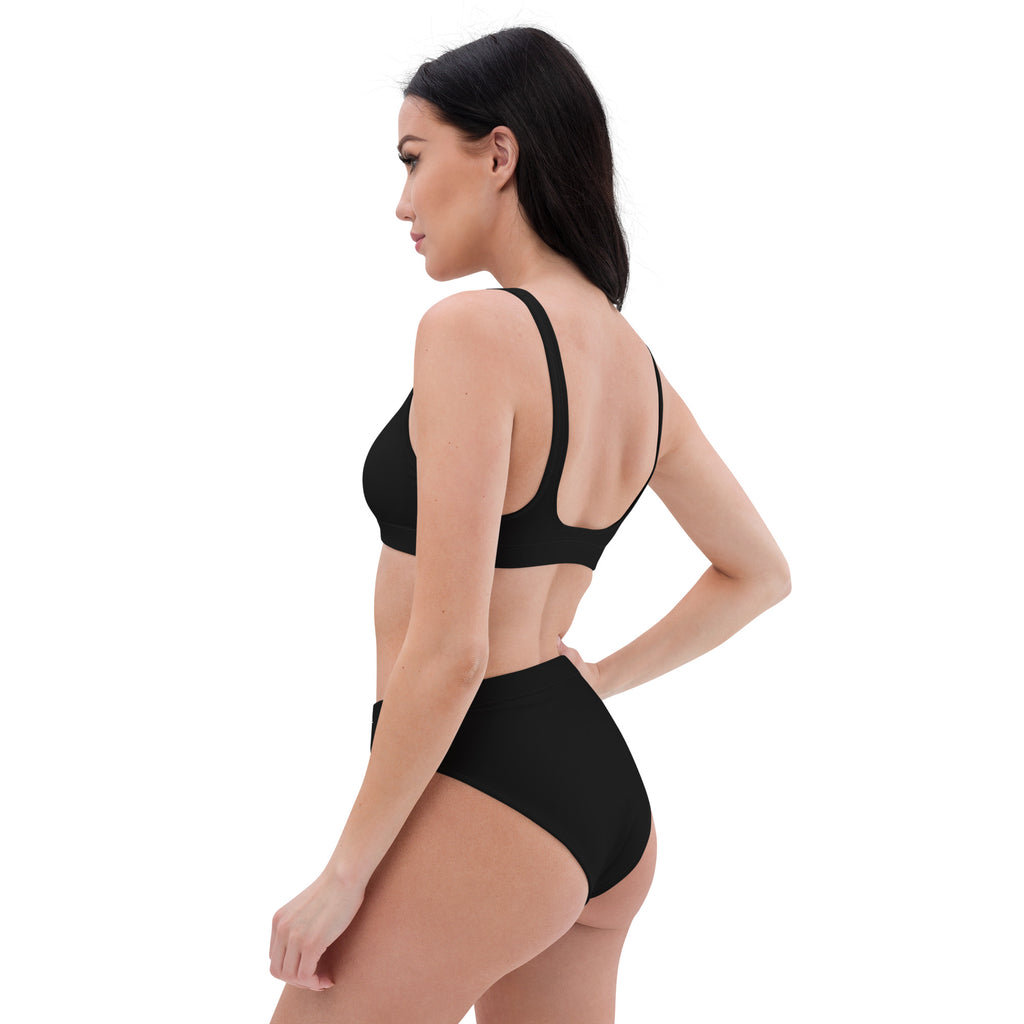 SUCCESS WIRE Black High-Waisted Bikini Swimwear for Women