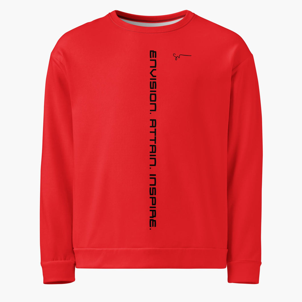 SUCCESS WIRE Alizarin Red Iconic Pillar Graphic Design Sweatshirt for Men